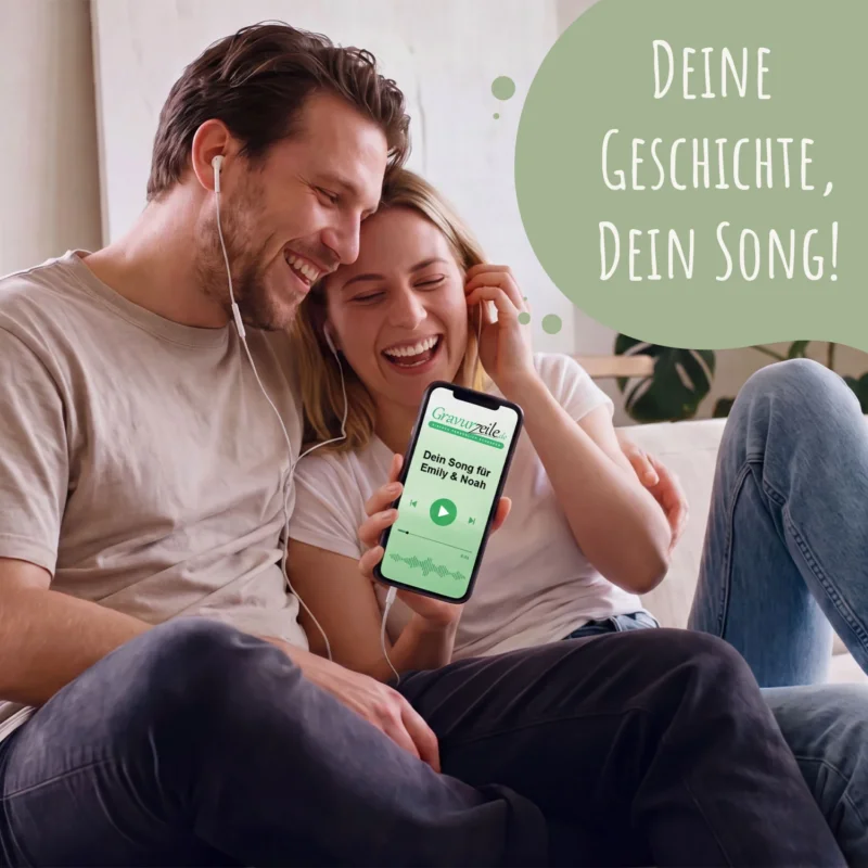Personalisiertes Lied - Dein Song - Dein individueller Musiktitel GRAVURZEILE