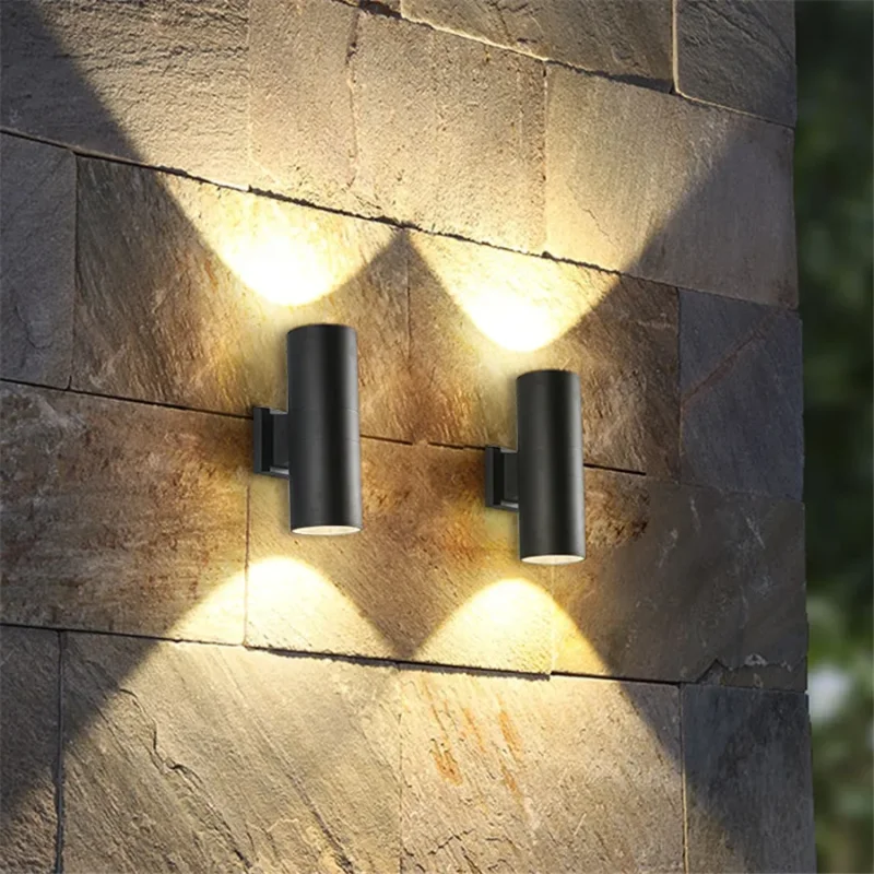Aluminium Außenwandlampe mit LED - Modernes Licht für Garten und Terrasse | Karnz