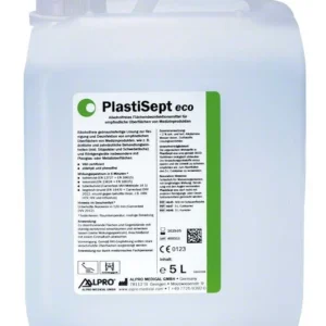 PlastiSept eco Kanister 5 Liter für Flächenreinigung und Desinfektion.