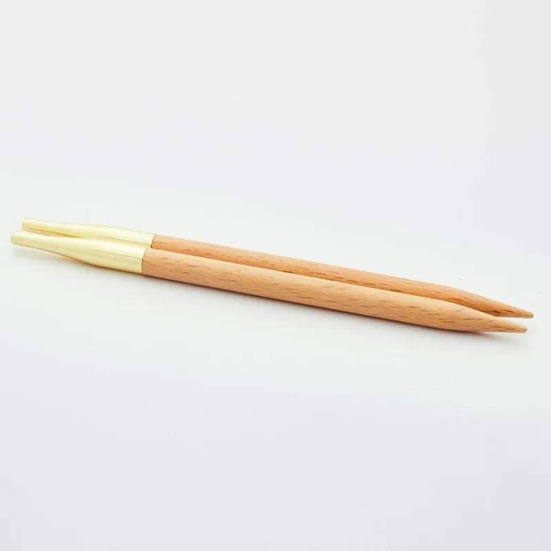 KnitPro austauschbare Rundstricknadeln basix Birch 5,00 mm 87 mm 1 Paar