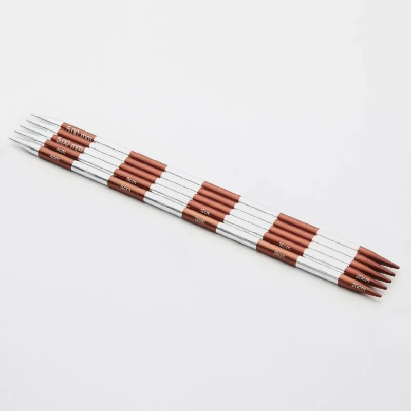 KnitPro Nadelspiel SmartStix 2,25 mm 20 cm sienna