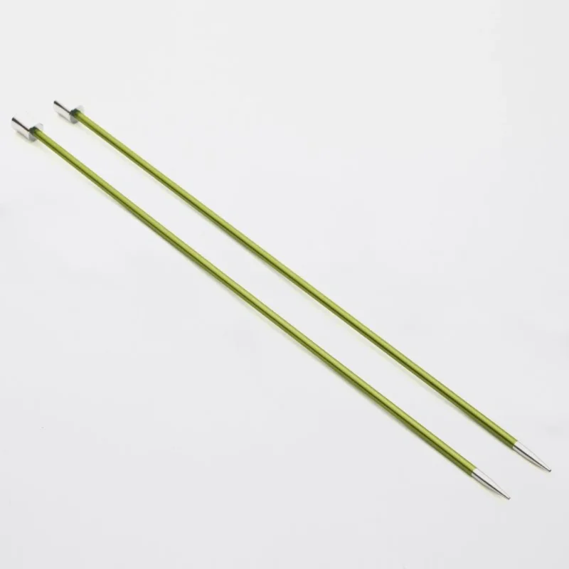 KnitPro Jackenstricknadeln ZING 3,50 mm 25 cm chrysolite 1 Paar