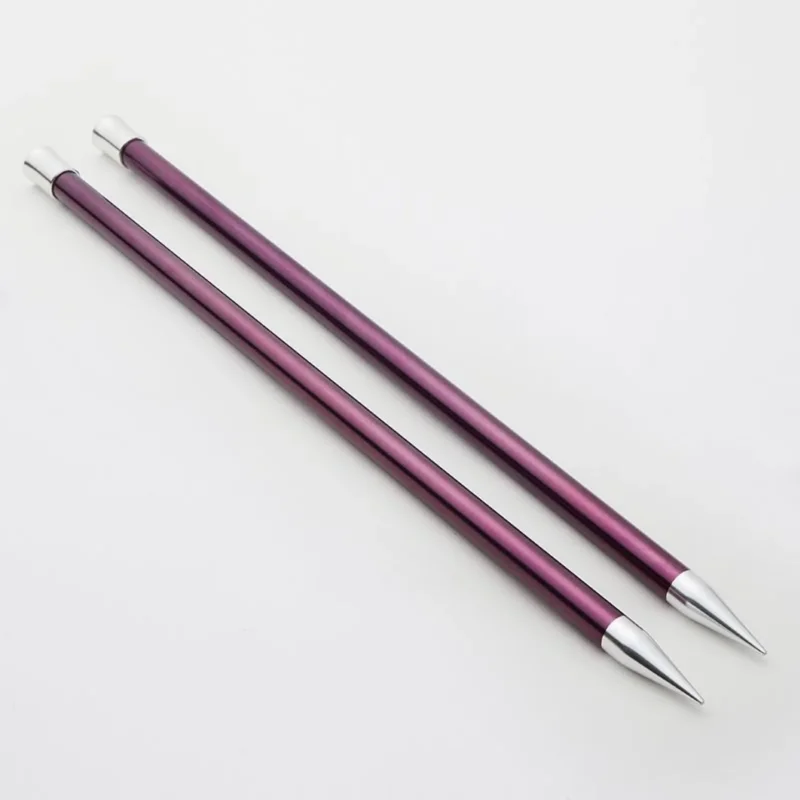 KnitPro Jackenstricknadeln ZING 6,00 mm 35 cm purpur 1 Paar