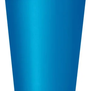 Gobelets en carton jetables bleus