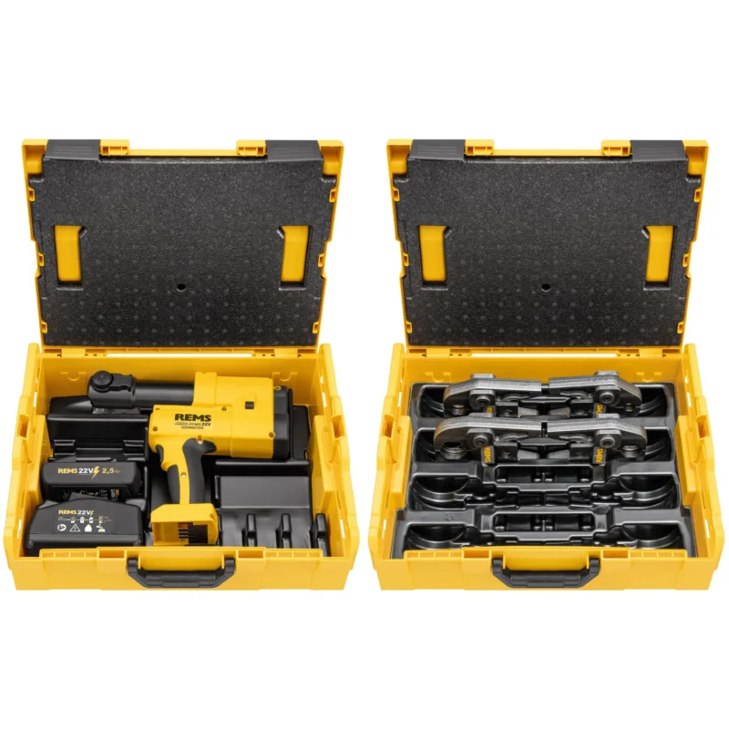 REMS - Akku-Press 22V Con. BP L-Boxx +PZ Set UP 16+20+25+32 L-Boxx 576035 R220