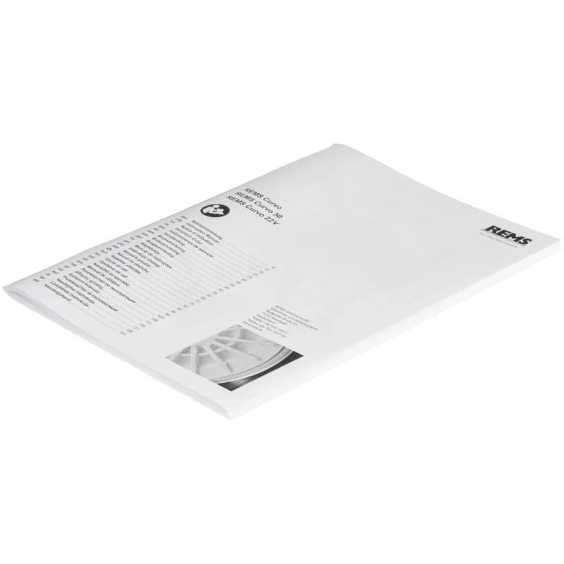 REMS - Betriebsanleitung REMS Curvo 586003 R