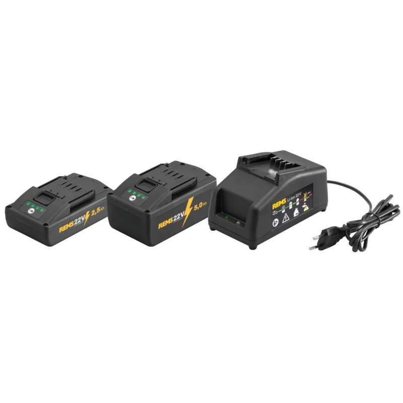 REMS - Power-Pack 22 V 2,5 Ah + 5,0 Ah + 90 W 571059 R220