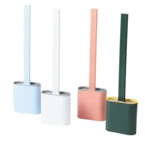 Hygienische Silikon Toilettenbürste – Tiefenreinigung ohne Kratzer