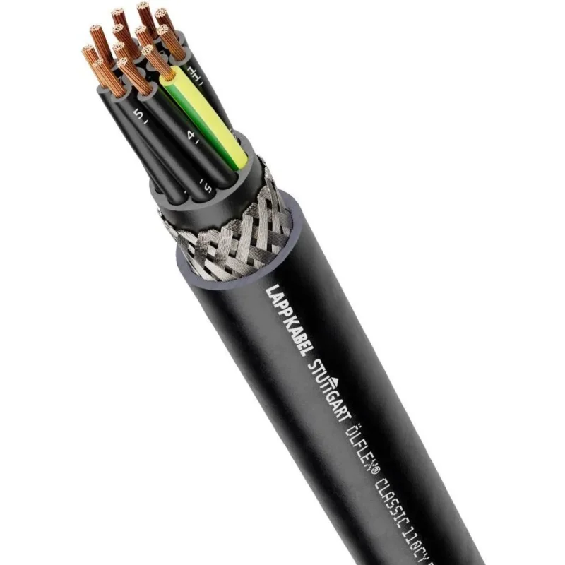 Lapp Kabel&Leitung - Energiekabel >= 1 kV, für ortsveränderlichen Einsatz ÖLFLEX CLASSIC 110 CY BK 1121241/50 0,6/1kV 7G0,75 − 50 Meter