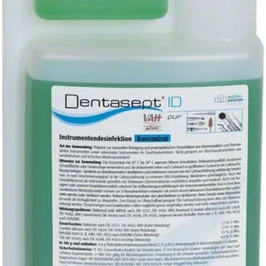 Dentasept® ID pur Dosierflasche für Instrumentendesinfektion im dentalen Bereich.