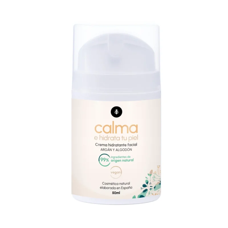 Crema hidratante facial Argán y algodón Planeta Huerto 50 ml