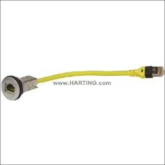 HARTING 09454521510 Patchkabel Twisted Pair industrieel 1.5 m