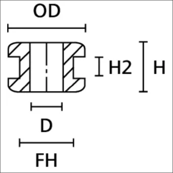 HELLERMANN 633-02070 Kabeldoorvoertule