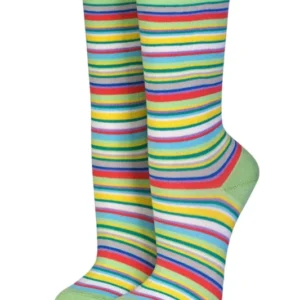 Ringelsocken mit Rollrand von Crönert
