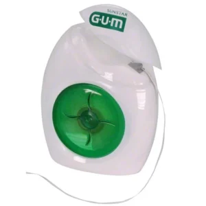 GUM® BUTLERWEAVE® Zahnseide, gewachst, Mintgeschmack, 54,8m in weißer Verpackung.