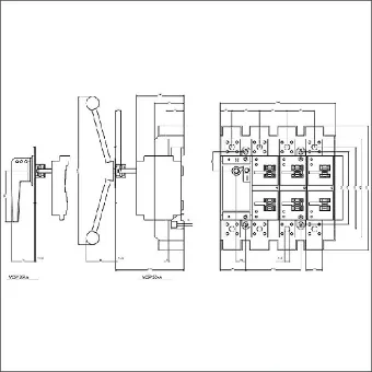 SIEMENS 3KA71513AA00 Lasttrennschalter 356 mm