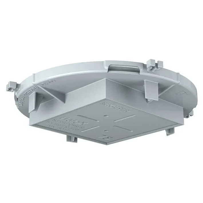 Kaiser - Zubehör/Ersatzteile für Leuchteneinbaugehäuse Frontteil HaloX 100 1281-09 DA 75x75 für O-Beton