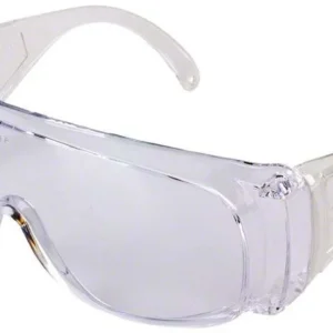 Anti-Fog Schutzbrille aus klarem Polycarbonat für den dentalen Arbeitsschutz.