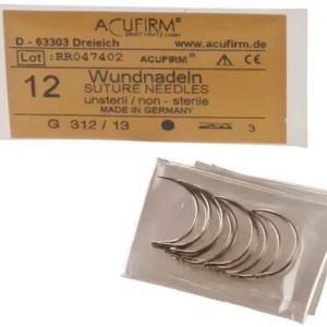 Wundnadeln 1/2 kreisförmig Typ G, Gr. 13 in Verpackung