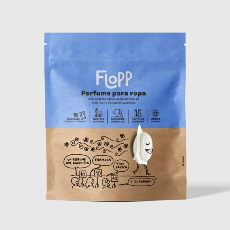 Perfume para ropa ECO Flopp 16caps