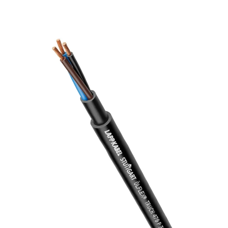 Lapp Kabel&Leitung - Energiekabel < 1 kV, für ortsveränderlichen Einsatz ÖLFLEX TRUCK 470 P 7027080/1000 2X1,0 WH/BK − 1000 Meter