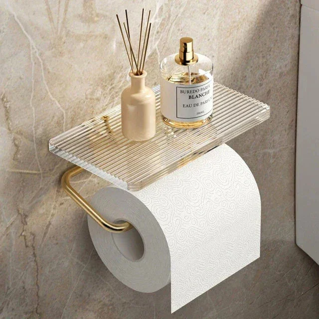 Moderner Acryl-Toilettenpapierhalter