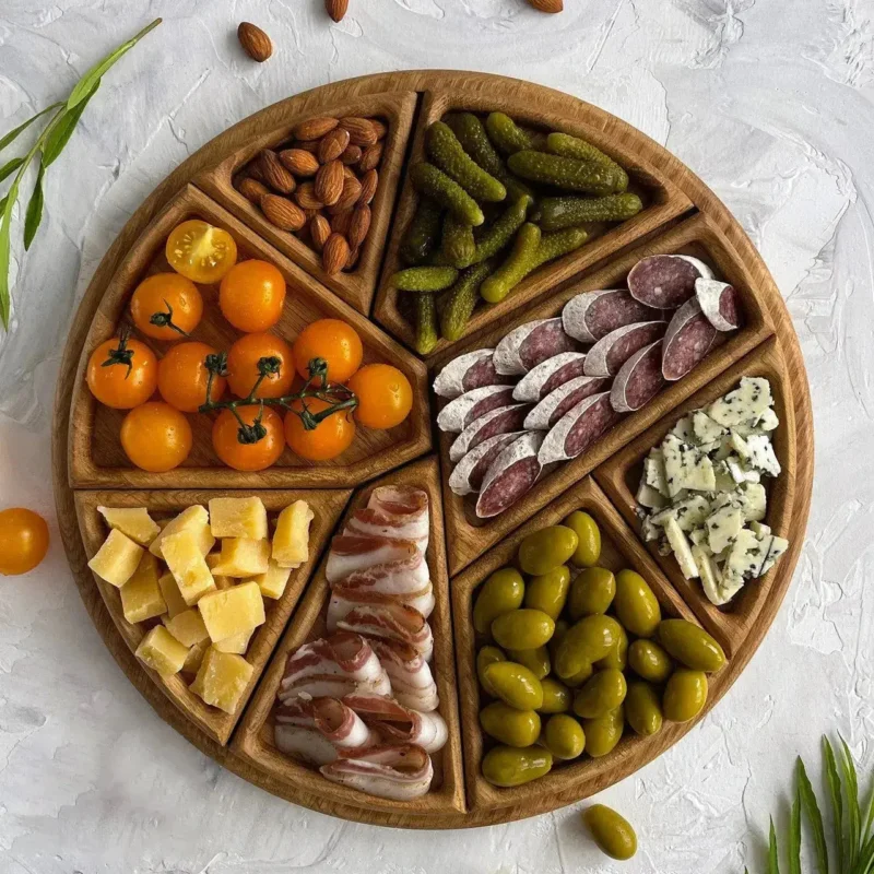 Holz Serviertablett — Verleiht Deinen Snacks den Wow-Faktor für unvergessliche Genussmomente | Karnz