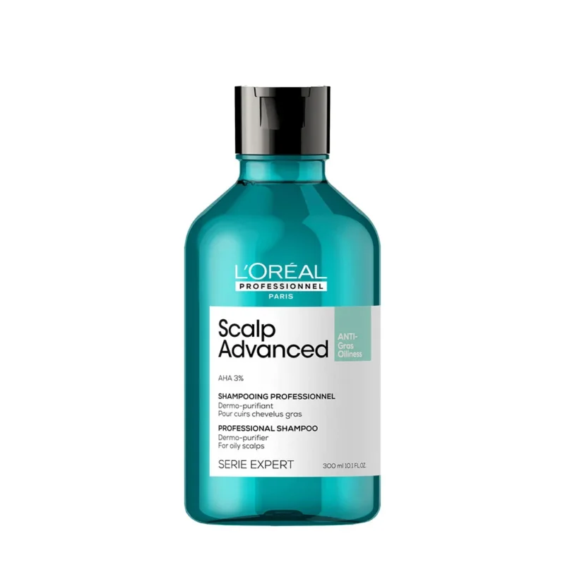 L'Oreal Professionnel Paris Scalp Advanced Anti-Oiliness Shampoo 300ml - shampoo sebo regolarizzatore [all]