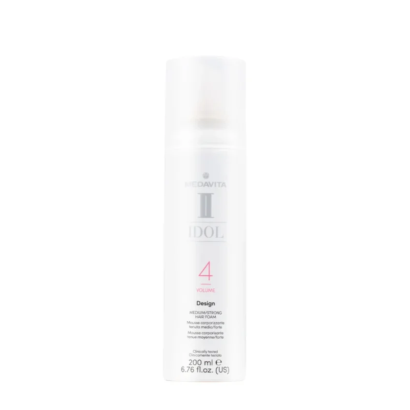 Medavita Idol Volume Design Medium/Strong Hair Foam 200ml - mousse corporizzante tenuta medio/forte