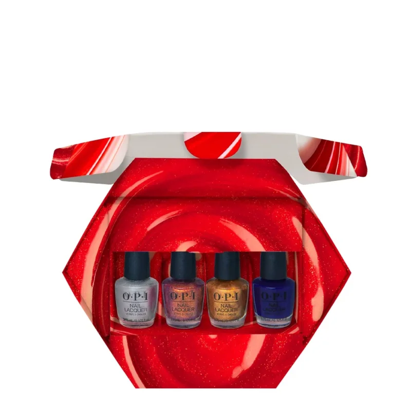 OPI Nail Lacquer Holiday 25 Good Enough To Treat 4x12.75ml - Mini Pack 4 pce