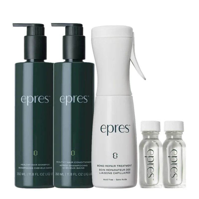 Epres Healthy Hair Shampoo 350ml Conditioner 350ml Repair Treatment Starter Kit 2x15ml