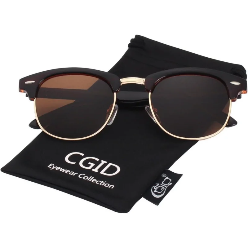 CGID Sonnenbrille Herren Damen Retro Vintage Polarisiert