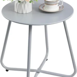Beistelltisch Outdoor Gartentisch Balkontisch Runder Patio Kaffeetisch