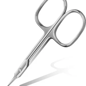 Professionelle Nagelhautschere mit Gebogener Spitze, Extra Fein, Extra
