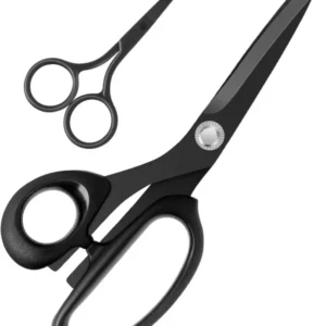Linkshänder-Nähschere 21cm schwarz Edelstahlklinge Stickereischere