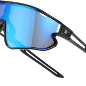 Kinder Sport Sonnenbrille UV400 Leicht TR90 Rahmen DK268 Schwarz Blue