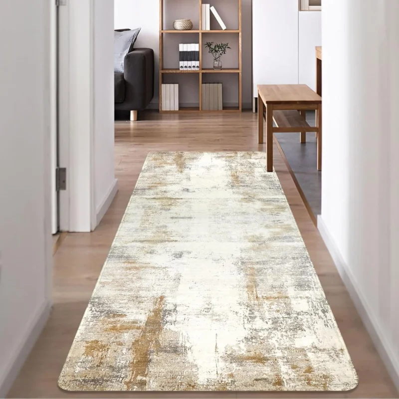Flauschiger Teppichläufer 80x200cm – Rutschfest & Waschbar