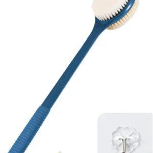Rückenbürste Dusche Nass Trockenbürste 42 cm langem Griff natürliche