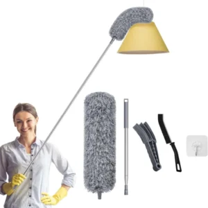 Teleskop Staubwedel Set 5-teilig Waschbar 250cm - Staubwischer für
