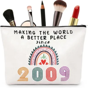 Aucuu Kosmetiktasche Damen Make-Up-Tasche Geschenk 18. Geburtstag