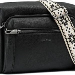 Umhängetasche Damen 4 Fächer Anti Diebstahl Crossbody Bag