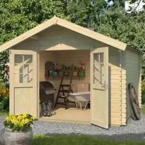 Weka Gartenhaus Vaduz 209, 300x300, Naturbelassen