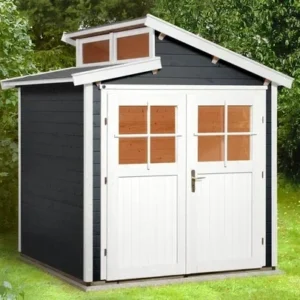 Weka Gartenhaus Blackmount 226, 205x209, Anthrazit