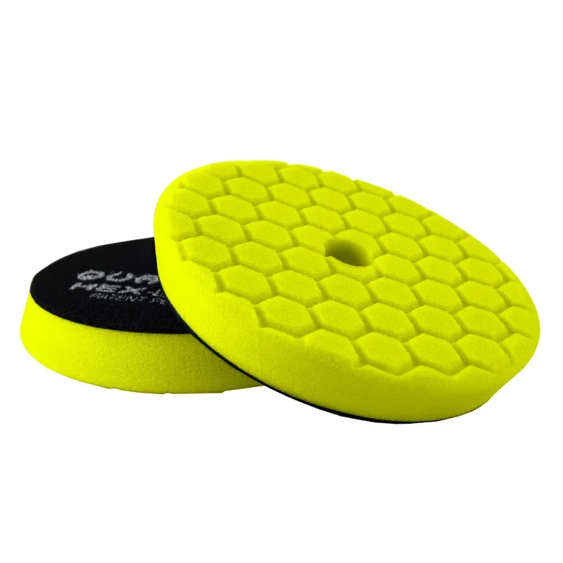 Chemical Guys Hex-Logic Quantum Heavy Cutting Pad Gelb (5.5 Inch)