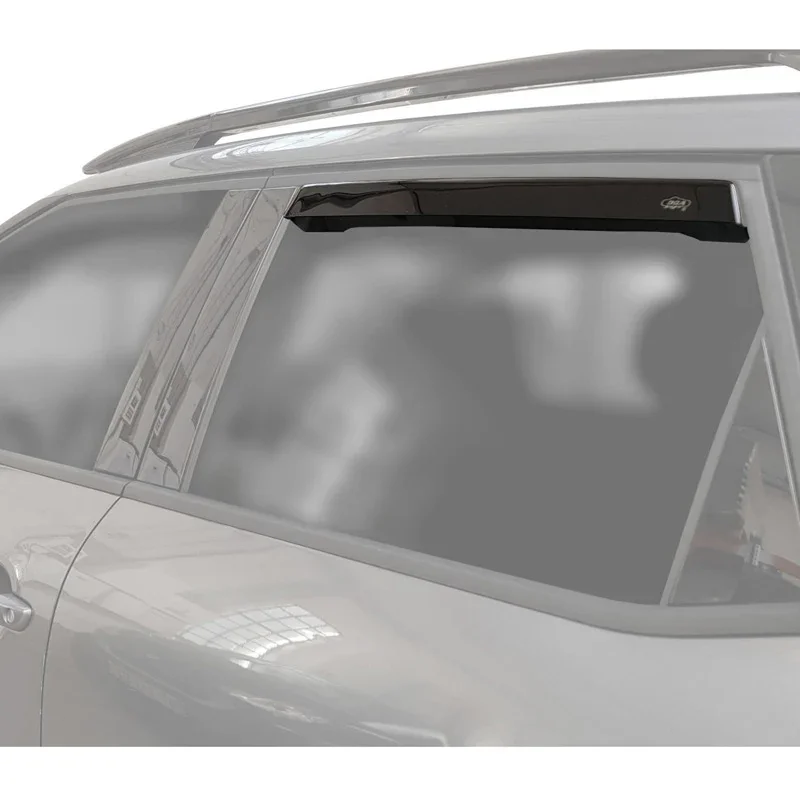 DGA, Windabweiser, rauchfarben, für die Hintertüren, 2 Stk., passend für Citroën C4 III / e-C4 (2020-) & C4 X / e-C4 X (2022-)