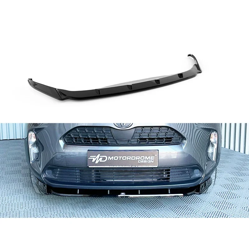 Motordrome, Frontspoiler, ABS Glanzschwarz, Passend für Toyota Yaris Cross (2020-), sportliches Design