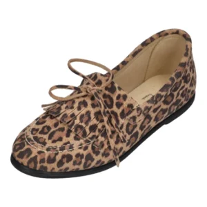 ESPADRIJ L'ORIGINALE Damen MOCASSIN VELOUR LEO leopard