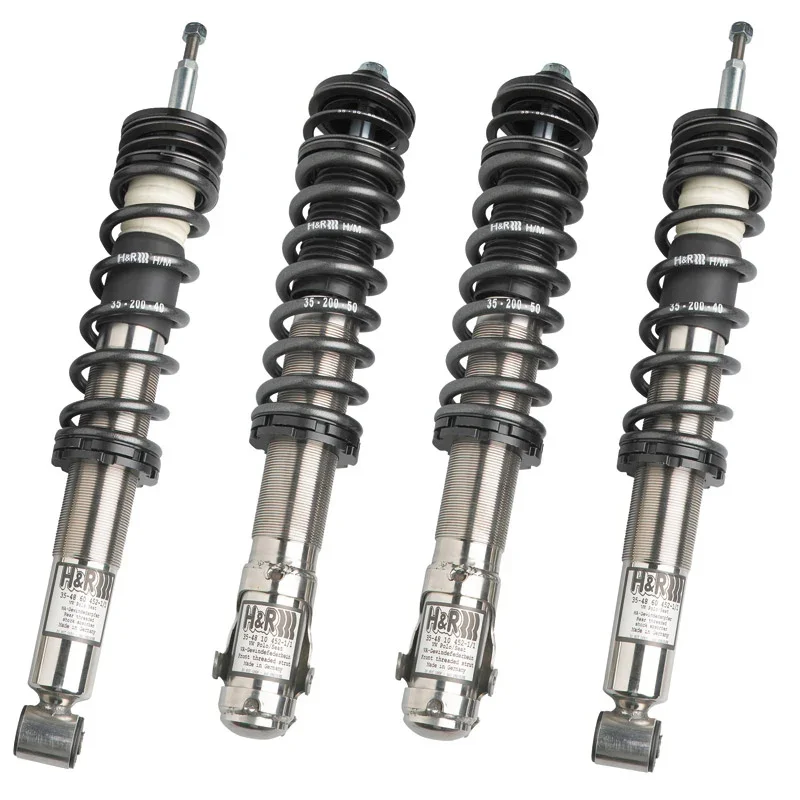 H&R, Gewindefahrwerk, Twin-Tube Coil Over Kit Version 2, passend für Audi A3/S3/TT, Seat Leon, Skoda Octavia, Volkswagen Bora/Golf IV 4WD FA40-70/RA30-60mm
