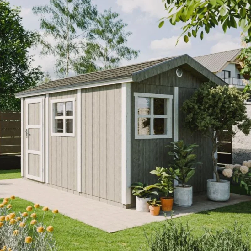 Timbela Gartenhaus mit LP® SmartSide® M914 – 236 x 368 cm – 9 m2 – Bild 1