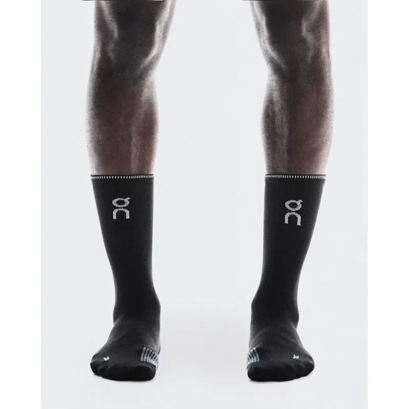 ON Performance Run Sock High Black / Eclipse